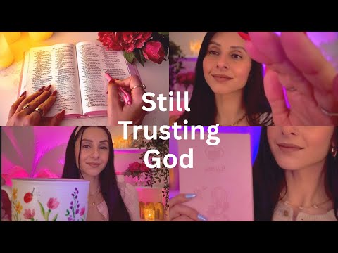 When You're Sick, Tired, and Still Trusting God 🤍 | Bible Study Before Bed (ASMR)