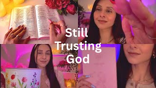 When You're Sick, Tired, and Still Trusting God 🤍 | Bible Study Before Bed (ASMR)