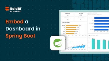 How to Embed a Dashboard in Spring Boot | Bold BI®