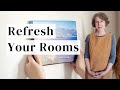 Update Your Home Decor by Switching Out Your Pictures & Art - Decorating Ideas to Refresh a Room