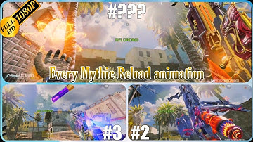 Every Mythic Weapon Reload Animation in Call of duty mobile 🤗