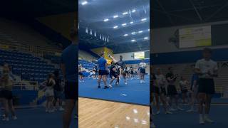 Crispy stunts #gym #cheerleading #cheer #stunt #cheerleader #sports