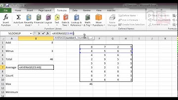 ICT Functional Skills Simple Formulae in Excel