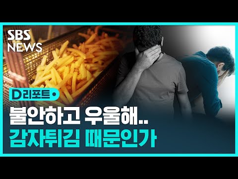 &amp;quot;감자튀김 자주 먹으면 불안 · 우울증 위험 높아져&amp;quot; / SBS / #D리포트