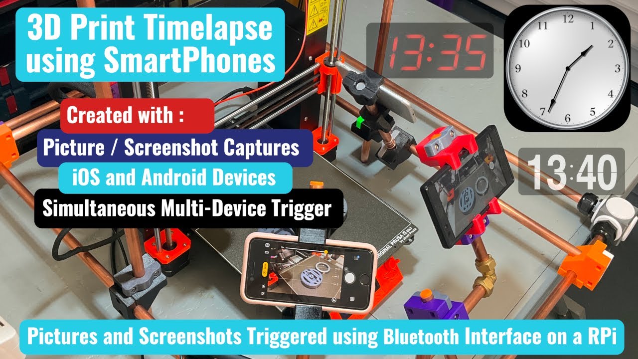 Making 3D Print Timelapse Videos with Smartphones triggered by a ...