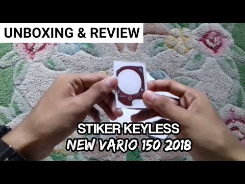 Unboxing Review Stiker  Kunci Keyless New Vario  150  2021 