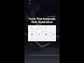 Tools That Automate Data Generation #ai #artificialintelligence #machinelearning #aiagent Tools