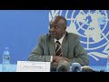 Conférence de presse hebdomadaire de la MINUSCA
