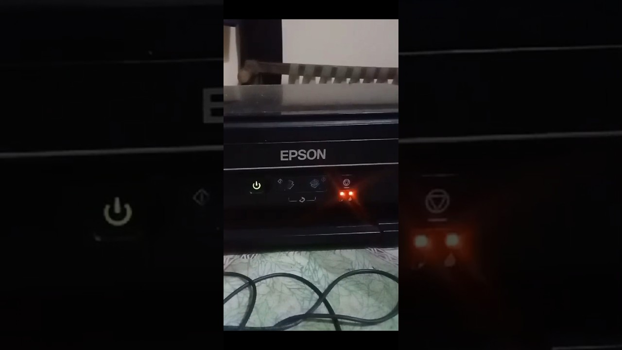 Epson printer noise and  Red light blink problem 