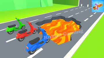 Shape shifting 🏃‍♂️🚗🚲🚦All Levels Gameplay Walkthrough Android,ios Max Level Ep 16