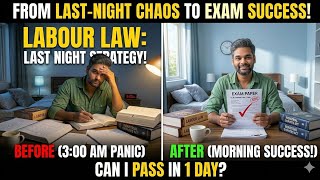 LLB Exam vs Me: How I Passed Labour Law in 1 Day! 🤯📚