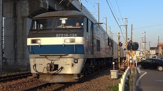 【4K】JR山陽本線　EF210-124号機牽引　貨物列車