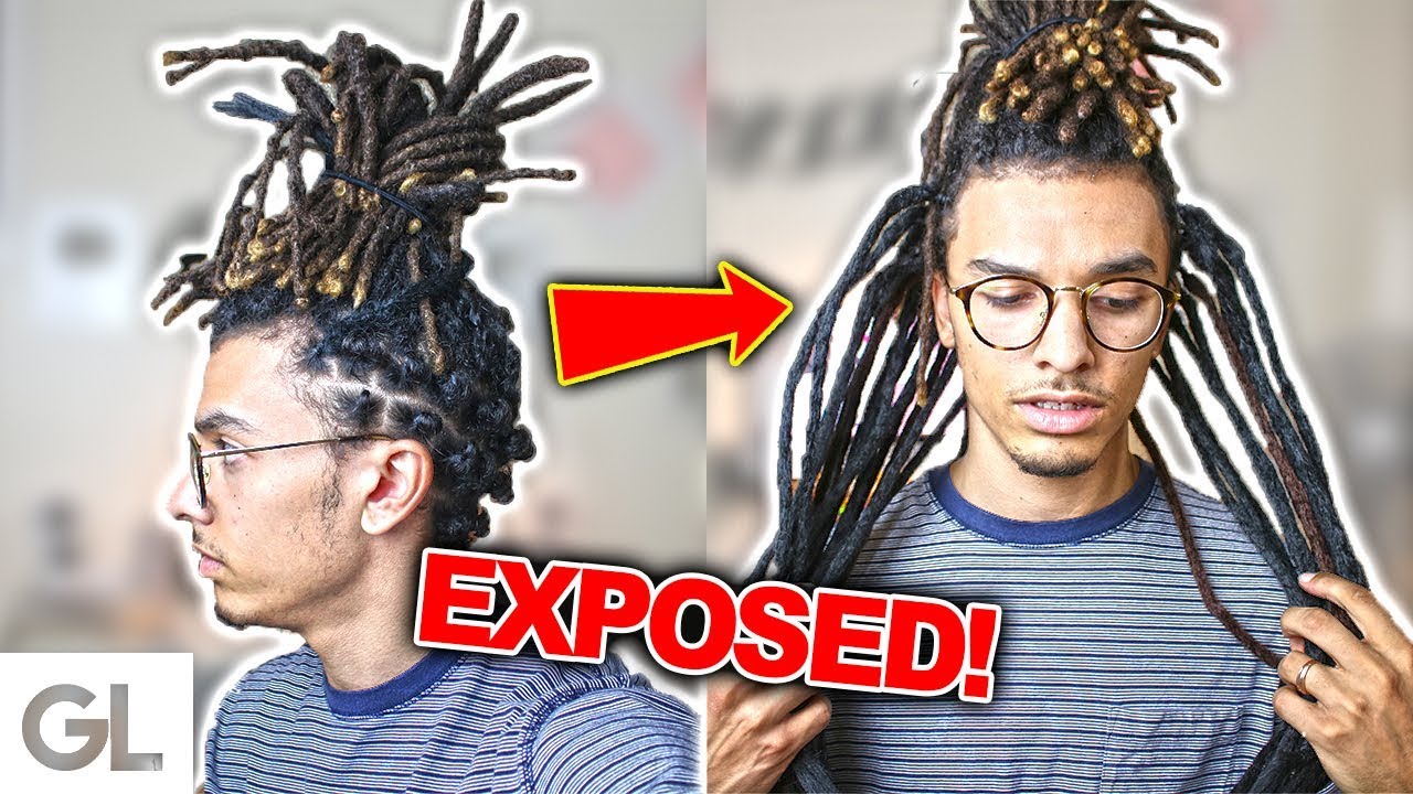 Exposing My FAKE Dreadlocks - YouTube