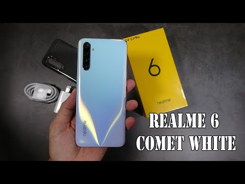 Realme 6 Comet White unboxing