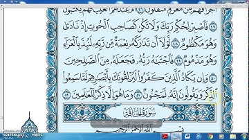 سورة القلم 51 ـ52