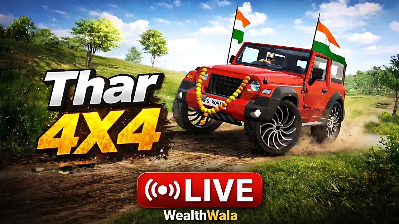 indian Modified THAR Game Live | WelthWala | Off-Road King Ya Accident Machine? 😂2026#shortsfeed