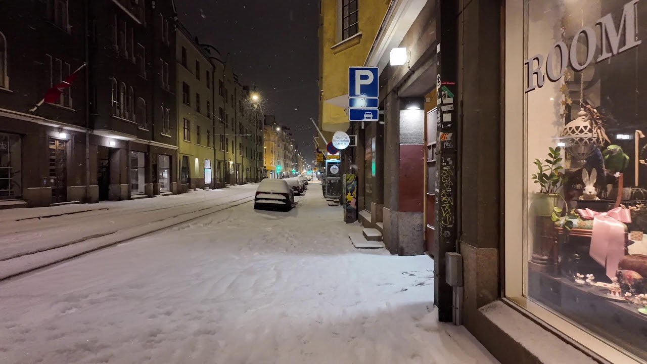 🔴 HEAVY Snow Blizzard City Walk 24/7 ❄️🌨️ Winter Storm in Helsinki Finland 4K February 2025 🔴 SLOWTV