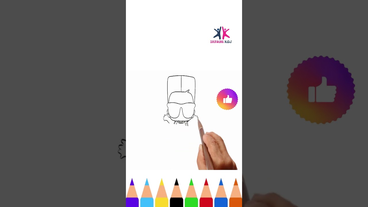 Drawing of a small child   