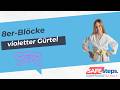 violetter Gürtel | 8er-Block