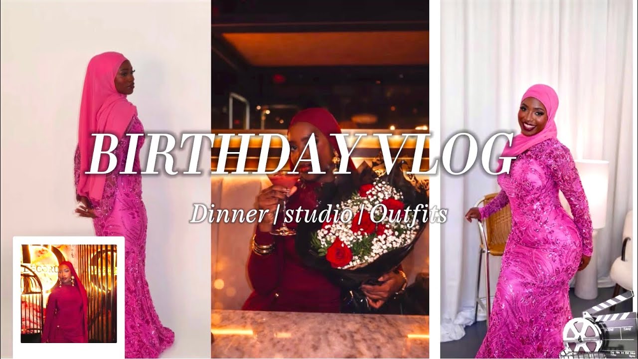 My Birthday Vlog 🎂🎀 | Birthday Dinner, Friends & Photoshoot