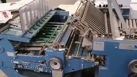 Folding Machine - MBO B30 E 4/4 + stacker - Auction 43588 - lot 8