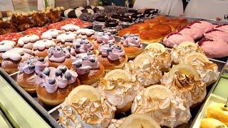 Colorful handmade donuts and Dunkin’ Live Donuts | Korean Food