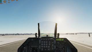 F-16 Winter Landing l DIGITAL COMBAT SIMULATOR l DCS