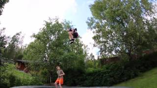 Insane Trampoline Tricks & Flips Summer 2015