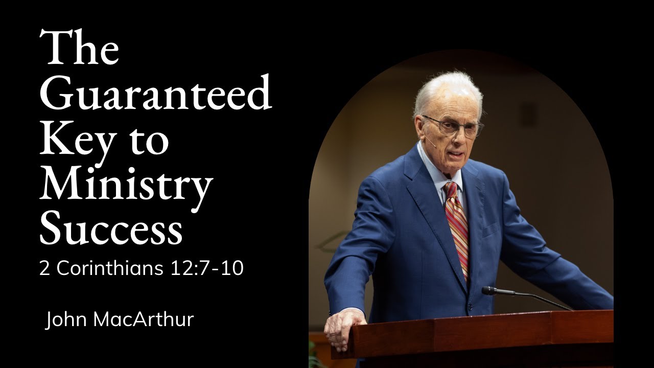 ⁣John MacArthur | TMS Chapel | The Guaranteed Key to Ministry Success