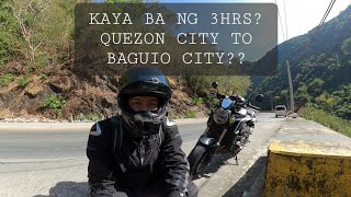 3 hours Quezon City to Baguio City? G!