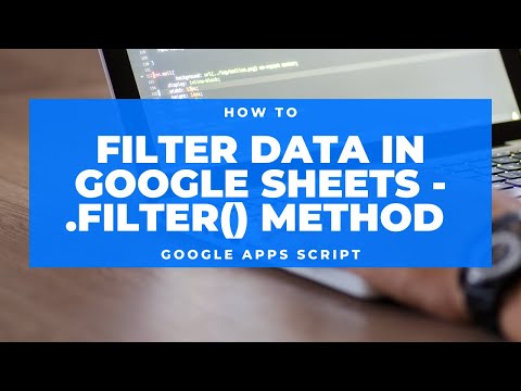 Video Google Apps Script - How to Filter Data - youtube