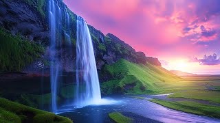 Stress Relief Music 24/7, Relaxing Zen Music, Meditation Waterfall Sounds, Sleeping Music, Waterfall