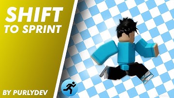 How To Make SHIFT To Sprint In Roblox Studio! (Re Upload)