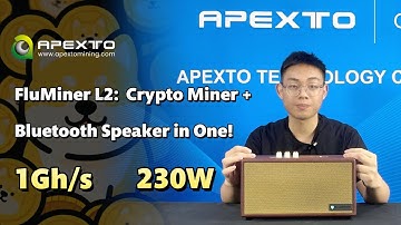 FluMiner L2 Review: Scrypt Miner + Bluetooth Speaker for Dogecoin & Litecoin | 1 GH/s at 230W