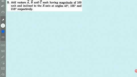 Vectors in physics and mathematics Q.3 H C verma exercise