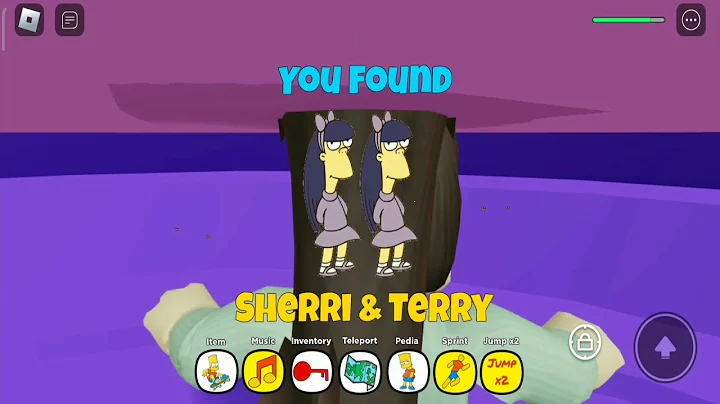How to find Sherri and Terry in Find the Simpsons