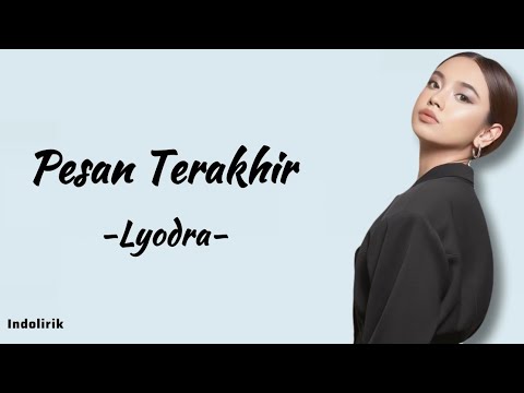 Lyodra - Pesan Terakhir | Lirik Lagu