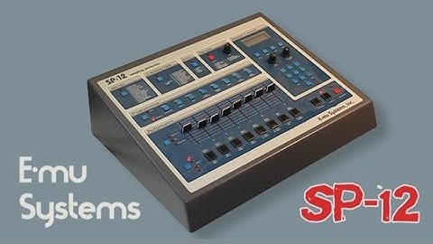 E-MU EMU SP-12 TURBO Vintage Drum Machine 1985 | HD DEMO