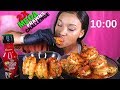 10 2x SPICY MEGA PRAWNS CHALLENGE IN 10 MINS *REMATCH* (SEAFOOD BOIL MUKBANG) 먹방 | QUEEN BEAST