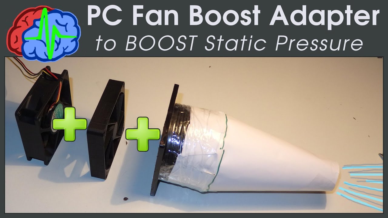 3d printing Adapter BOOST Pressure Fan - YouTube