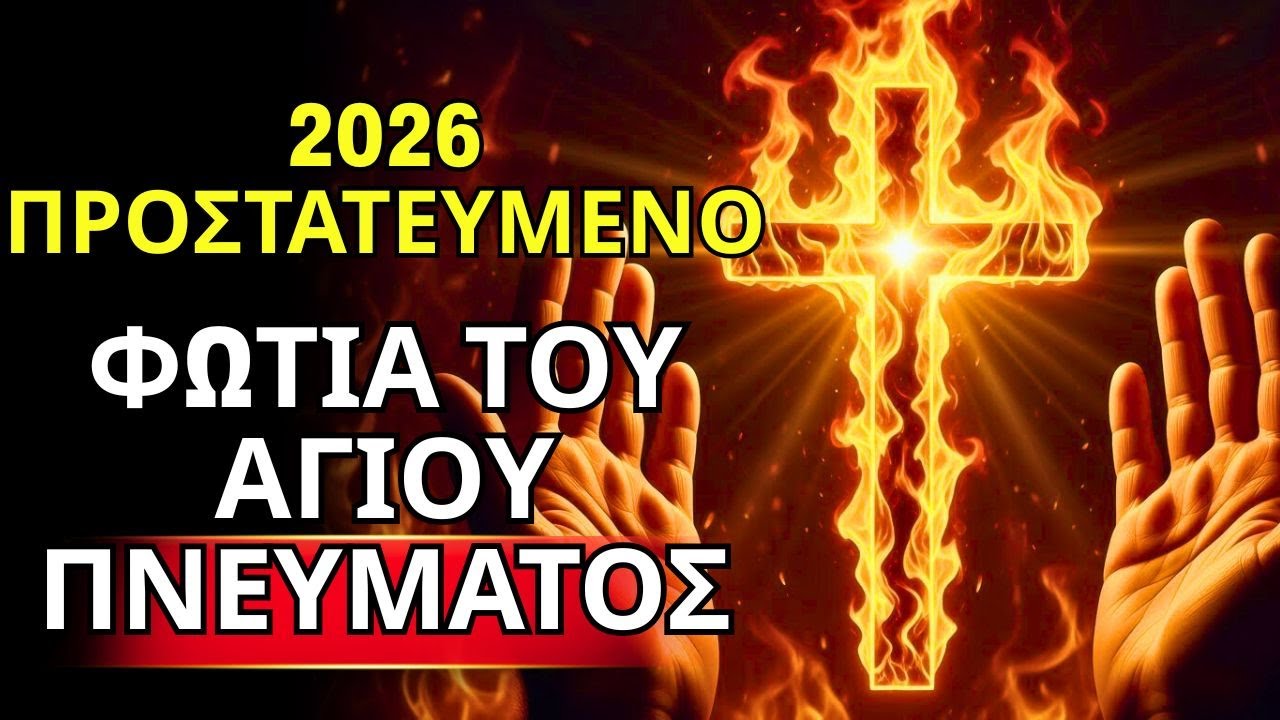 ⚔️ Προσευχή Ιανουαρίου: Η φωτιά του Αγίου Πνεύματος ΚΛΕΙΝΕΙ τις πόρτες σε κάθε επίθεση το 2026