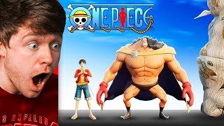 Reacting to ONE PIECE the SIZE COMPARISON!