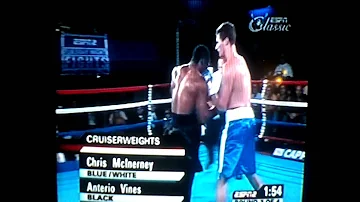 Chris Mclnerney vs Anterio Vines Round 2 of 4
