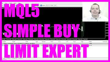 MQL5 TUTORIAL - SIMPLE BUY LIMIT