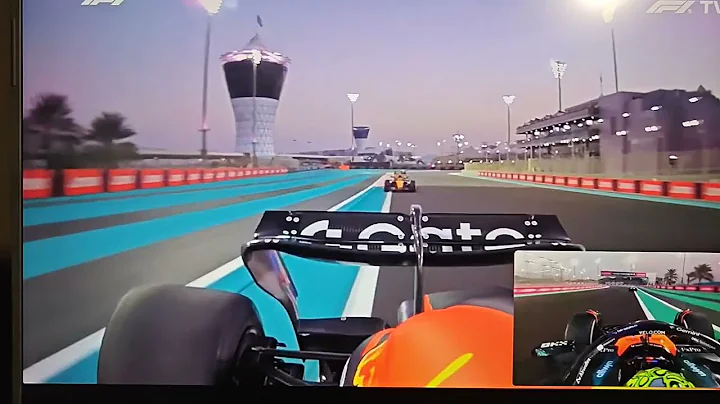 Norris overtake on Tsunoda - Abu Dhabi 2025 F1 GP
