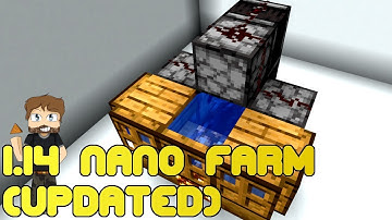 UPDATED! Newest NANO FARM! 🍠 - Minecraft 1.14 Tutorial (1.14.2 FIX IN DESCRIPTION)