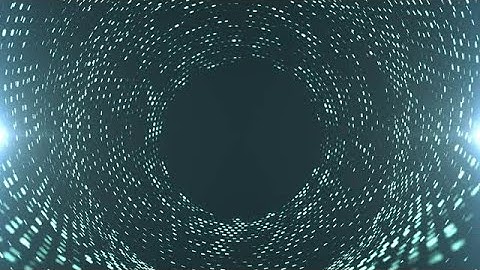 Cyan Circular Tunnel Stock Motion Graphics
