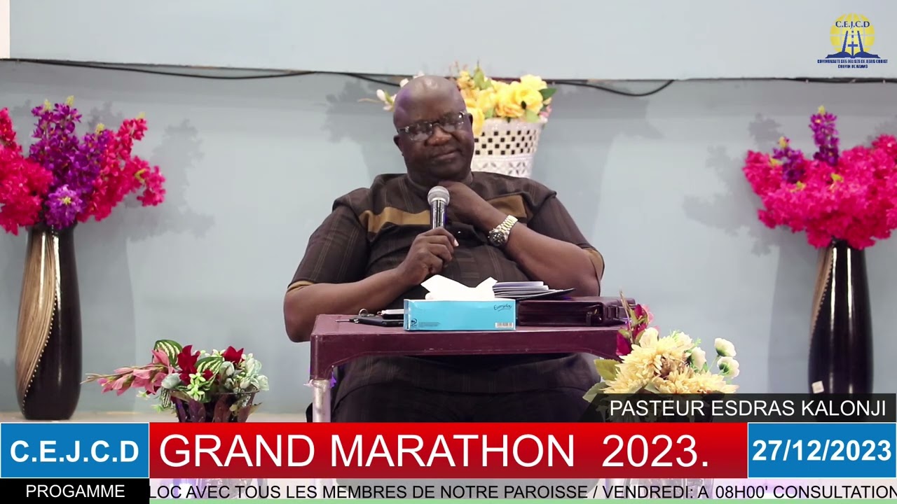 PASTEUR ESDRAS KALONJI SUR LE THEME''ILS TE FERONT LA GUERRE MAIS ILS NE  TE VAINCRONT PAS''PARTI 3