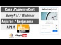 Cara Redeem e-Sijil Bengkel yang dianjurkan oleh Apple Professional Learning Malaysia (APLM)