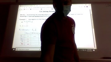 5.5 Solving Rational Inequalities #1